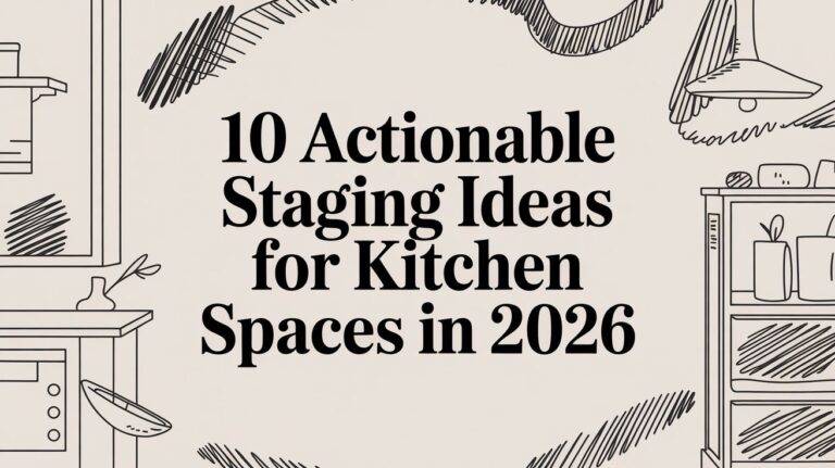 10 Actionable Staging Ideas for Kitchen Spaces in 2026