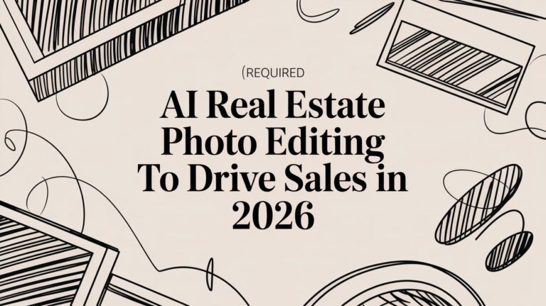 AI Real Estate Photo Editing to Drive Sales in 2026