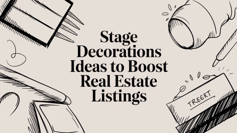 Stage decorations ideas to boost real estate listings