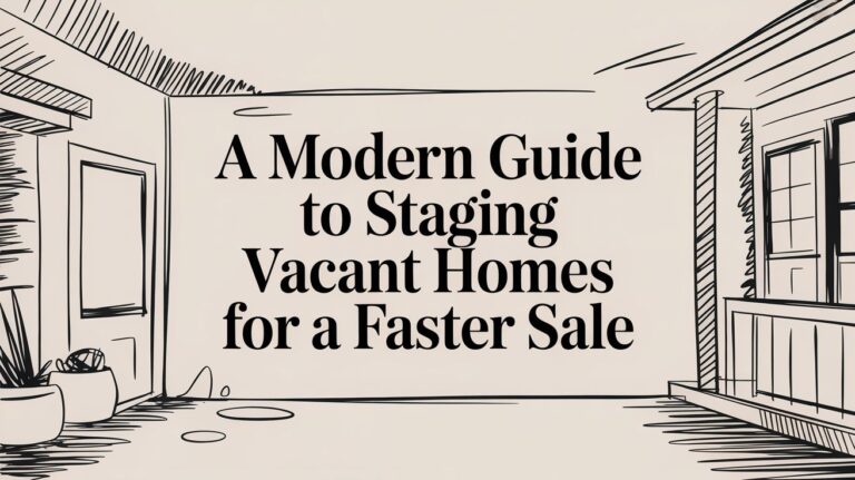 A Modern Guide to Staging Vacant Homes for a Faster Sale