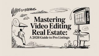 Mastering video editing real estate: A 2026 Guide to Pro Listings